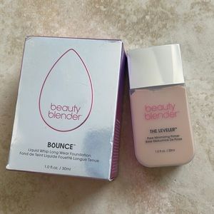 Beauty blender bounce foundation (3.10C) and Leveler Primer (light-medium)